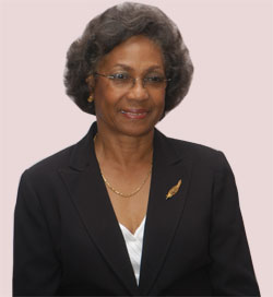 Wife of the Governor-General, Her Excellency, Rheima Hall.