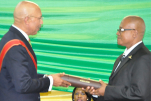 Governor-General Installs the Hon. Lincoln Thaxter as Custos of Portland