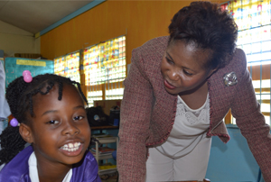 Lady Allen Visits Llandilo School of Special Education