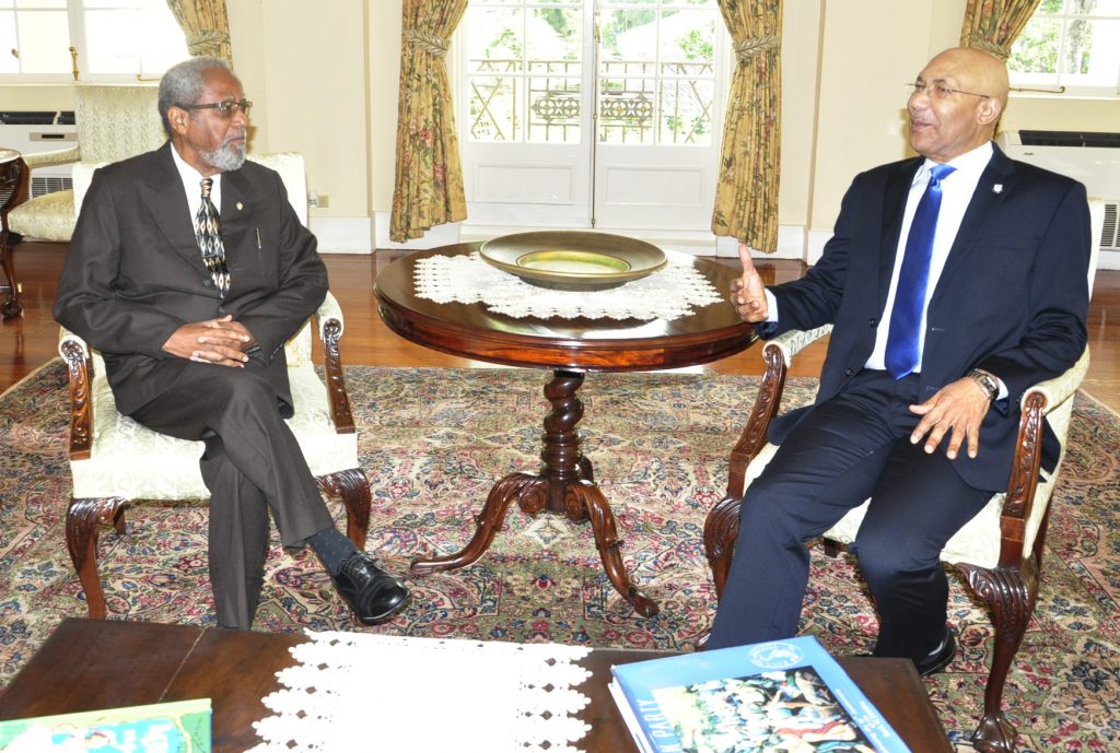 GG Receives Belizean Counterpart on Courtesy Call