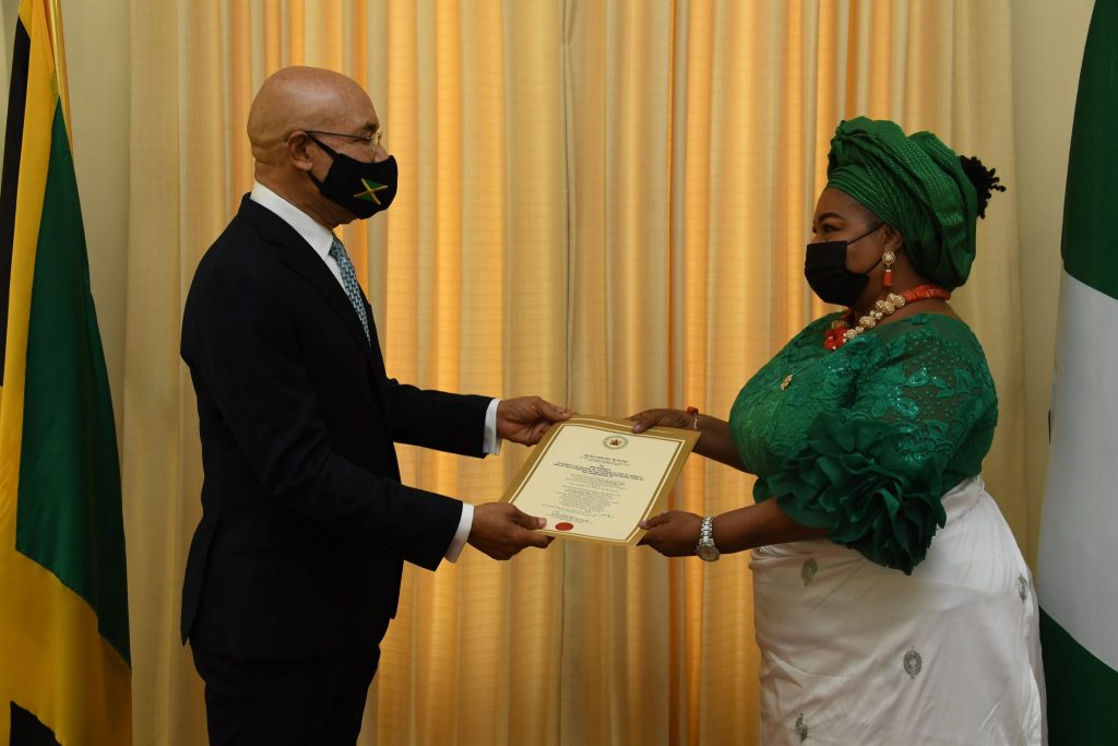 Nigerian High Commissioner Presents Credentials