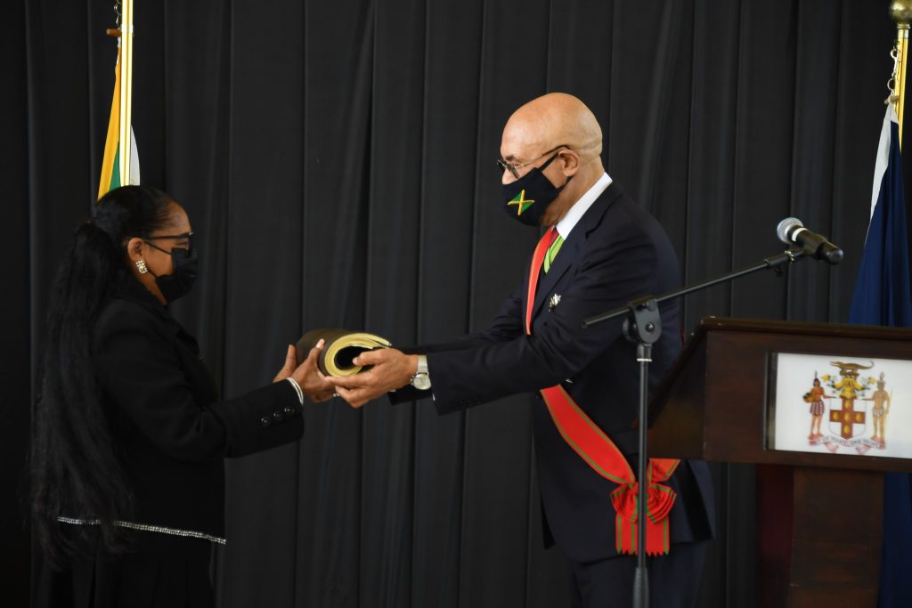 Governor-General Installs Icylin Golding as Custos of St. Catherine